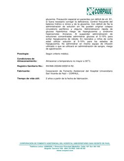 CORPORACIÓN DE FOMENTO ASISTENCIAL DEL HOSPITAL UNIVERSITARIO SAN VICENTE DE PAÚL 
 
Teléfono único: 4480550 / Dirección Pr