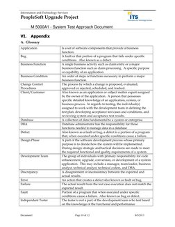 Information and Technology Services 
PeopleSoft Upgrade Project 
 
M 5000A1 - System Test Approach Document    
 
 
Document1