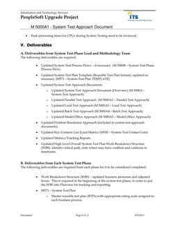 Information and Technology Services 
PeopleSoft Upgrade Project 
 
M 5000A1 - System Test Approach Document    
 
 
Document1