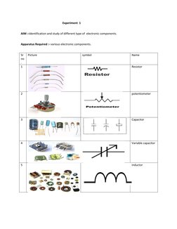 Identifying Electrical Components