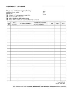Arizona Mining Claim Filing Guide | PDF | Bureau Of Land Management ...