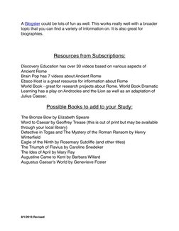 A Glogster (http://edu.glogster.com/) (http://edu.glogster.com/) could be lots of fun as well. This works really well with a