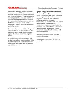 Managing a Condition Monitoring Program 
© 2004 SKF Reliability Systems All Rights Reserved 
 
5 
maintenance defense is re