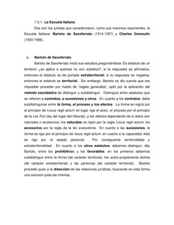 1.5.1. La Escuela Italiana 
 
Dos son los juristas que caracterizaron, como sus máximos exponentes, la 
Escuela Italiana: B