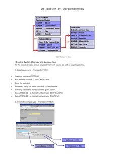 Step-by-Step IDoc Configuration in SAP | PDF | Subroutine | Database ...