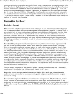 sometimes, arbitrarily, as opposed to perceptually. Similar to the way a watch may represent information in the
form of numbe