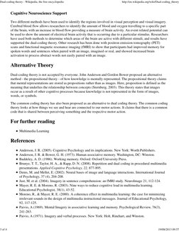 Cognitive Neuroscience Support
Two different methods have been used to identify the regions involved in visual perception and
