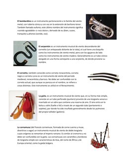 Instrumentos De Viento Con Sus Nombres