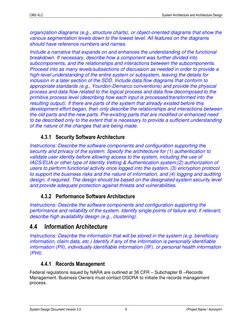 CMS XLC 
System Architecture and Architecture Design 
 
System Design Document Version 3.0 
9 
<Project Name / Acronym> 
 
or