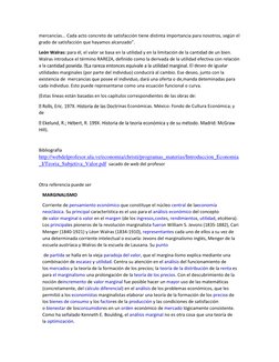 mercancías... Cada acto concreto de satisfacción tiene distinta importancia para nosotros, según el 
grado de satisfacción qu