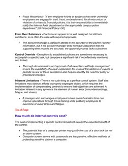•
Fiscal Misconduct - "If any employee knows or suspects that other university 
employees are engaged in theft, fraud, embezz