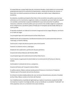 Se sospechaba que, aunque había tasas de crecimiento elevadas, el país todavía no se encontraba 
preparado para pasar de la s