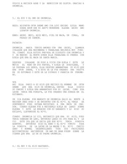 VOLVIO A RECIBIR ASHE Y LA  BENDICION DE OLOFIN. GRACIAS A 
ORUNMILA.
5.- EL EYO Y EL OMO DE ORUNMILA. 
    -----------------