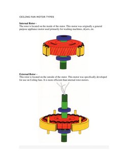 Ceiling Fan Motor Components Explained | PDF | Electric Motor ...