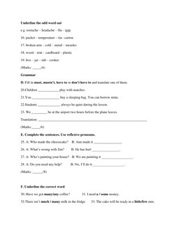 Module 7 Test Review and Exercises | PDF