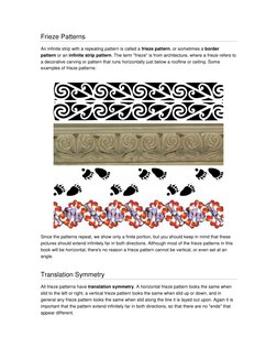 Understanding Frieze Patterns and Symmetries | PDF | Symmetry ...