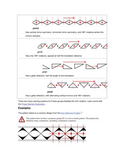 Understanding Frieze Patterns and Symmetries | PDF | Symmetry ...