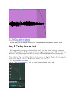 Dry clip:05-not-faded-out-clip.mp3 
Fade out clip:06-fade-out-clip.mp3 
I am sure that you can hear the difference. It is s