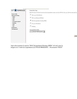 (http://www.rednixcom.com/sites/default/files/2009/03/cmodem2.jpg)Aqui seleccionamos la opcion "MAC Encapsulation Routing (M