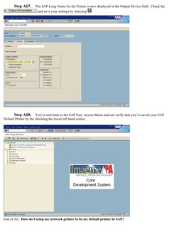 SAP Printer Configuration Guide | PDF | Computer Network | Printer ...