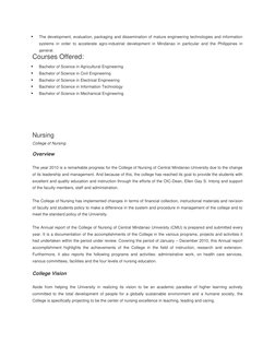  
The development, evaluation, packaging and dissemination of mature engineering technologies and information 
systems in or