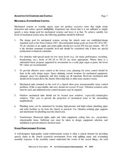ACOUSTICS FOR CHURCHES AND CHAPELS
Page 7
DIOCESE OF COLUMBUS     aa     Art & Environment Subcommission     aa     2003
MECH