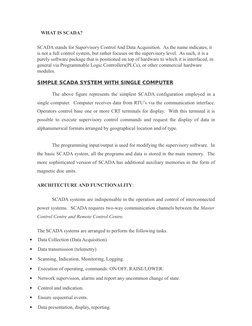 WHAT IS SCADA?
                                                                                                  
SCADA st
