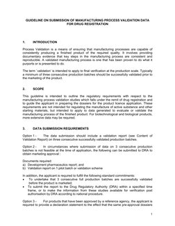 ASEAN Guidelines for Process Validation | PDF | Verification And ...