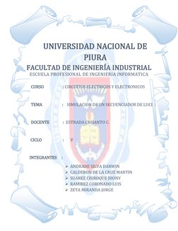UNIVERSIDAD NACIONAL DE 
PIURA 
FACULTAD DE INGENIERÍA INDUSTRIAL   
ESCUELA PROFESIONAL DE INGENIERÍA INFORMATICA