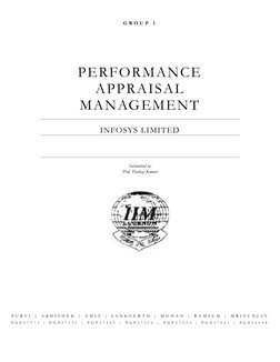 Infosys Performance Management Overview | PDF | Performance Appraisal ...