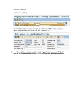 SAP FI Validation and Substitution Guide | PDF | Boolean Data Type ...