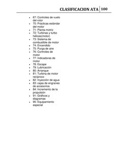 Ata/100 Classification System Clasificación ATA 100 en Aviación | PDF | Aeronave | Aviación