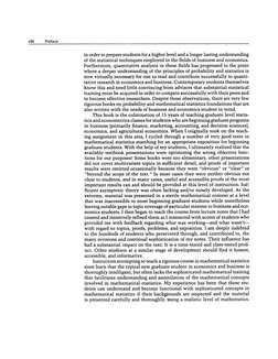 viii 
Preface 
in order to prepare students for a higher level and a longer lasting understanding 
of the statistical techniq