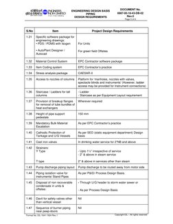 ENGINEERING DESIGN BASIS 
PIPING 
DESIGN REQUIREMENTS 
DOCUMENT No. 
6987-00-16-43-DB-02
Rev.0 
Page 5 of 6 
 
 
Format No.