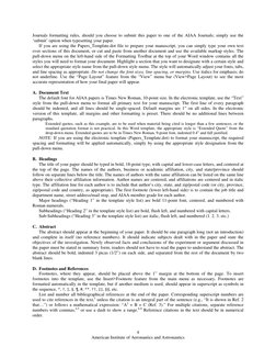 AIAA Papers Template | PDF | Citation | Microsoft Word