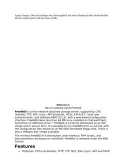 Apply changes. Once the changes have been applied, the newly displayed table should include 
the new mount point with the sta