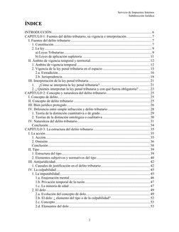 Servicio de Impuestos Internos 
 
 
Subdirección Jurídica 
ÍÍNNDDIICCEE  
 
INTRODUCCIÓN.................................