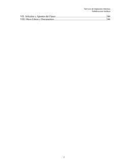 Servicio de Impuestos Internos 
 
 
Subdirección Jurídica 
VII. Artículos y Apuntes de Clases ...........................