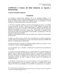 Servicio de Impuestos Internos 
 
 
Subdirección Jurídica 
CCAAPPIITTUULLO
O  11::  FFuueenntteess  ddeell  ddeelliittoo