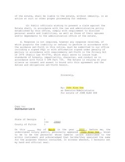of the estate, shall be liable to the estate, without immunity, in an 
action at suit or other proper proceeding for redress.