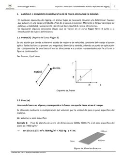 Manual Rigger Nivel A
Capitulo 1: Principios Fundamentales de Fisica Aplicados en Rigging
2
D