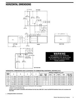 RGPH Specification Sheets PDF | PDF | Furnace | Manufactured Goods