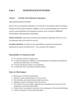Plant Maintenance Management Guide | PDF | Pump | Hydraulic Engineering