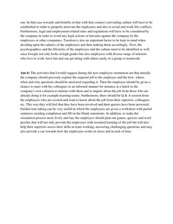 one. In that case rewards and benefits in line with that country's prevailing culture will have to be 
established in order t