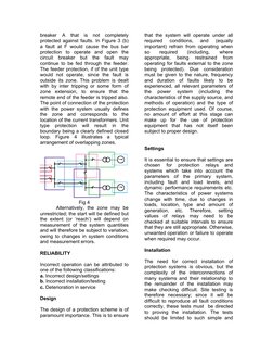 breaker 
A that is not completely 
protected against faults. In Figure 3 (b) 
a fault at F would cause the bus bar 
protectio