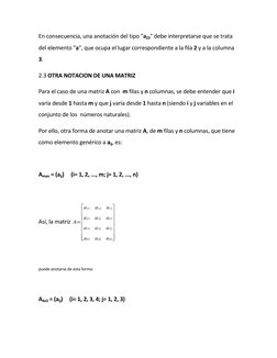 En consecuencia, una anotación del tipo "a23" debe interpretarse que se trata 
del elemento "a", que ocupa el lugar correspon