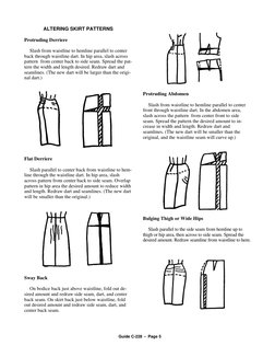 Pattern Alteration Techniques Guide | PDF | Seam (Sewing) | Human ...