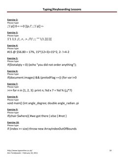 Free Typing Lessons PDF Guide | PDF | Hand | Office Equipment