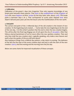 Four Failures in Understanding Bible Prophecy: by O. P. Armstrong, November 2013
Page 2 of 12
3974BC
<- Th