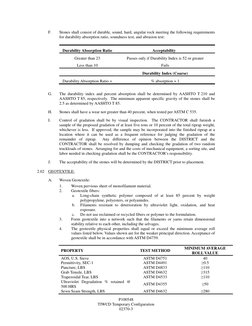 P100548 
TIWCD Temporary Configuration 
02370-3  
F.  
Stones shall consist of durable, sound, hard, angular rock meeting the